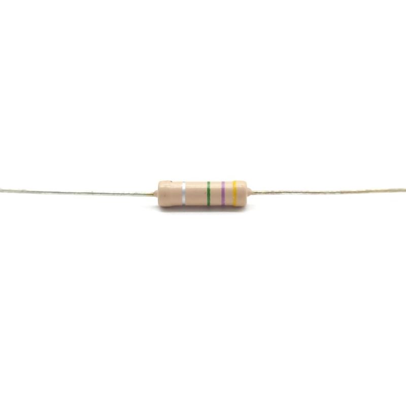 Wirewound Resistor,4.7MOhm,2W,Through Hole