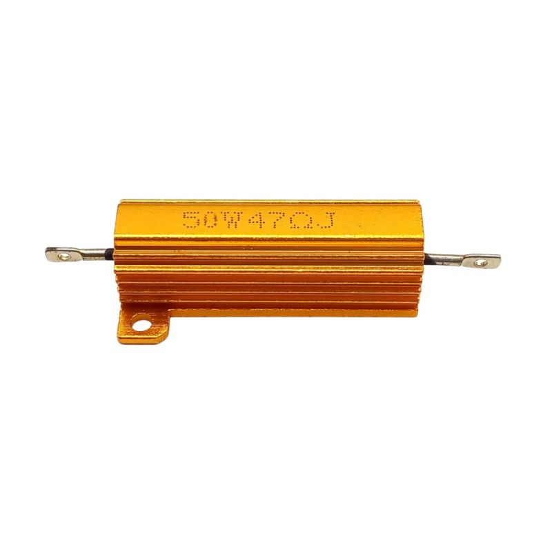 Aluminum Wirewound Resistor,47Ohm,50W