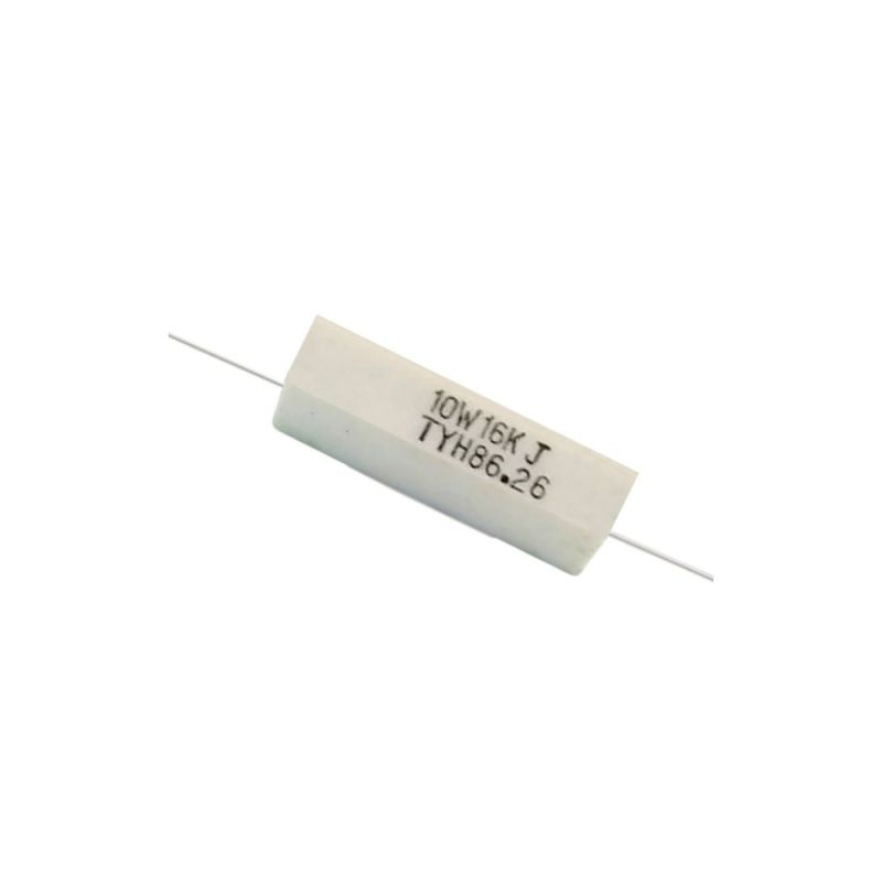 16K Ohm 10W Ceramic Resistor - High Power, Wire-Wound