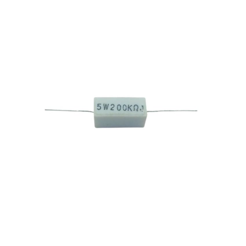 Ceramic Resistor,200Kohm,5W,±5%