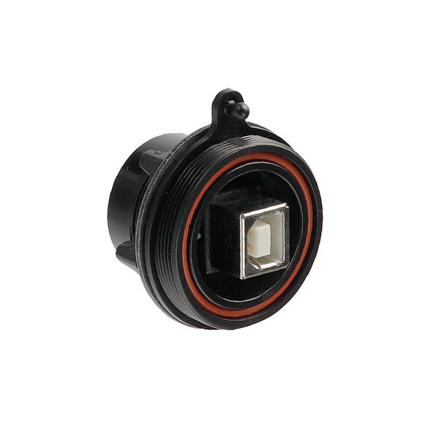 PX0842/B ,USB Buccaneer Connector, IP68, Type B, Front Panel Mount
