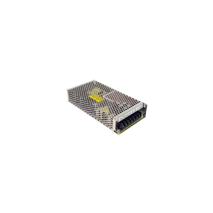 RS-150-12 AC-DC Single Output Enclosed power supply; Output 12VDC Single Output at 12.5A; free air convection; Led indicator power On