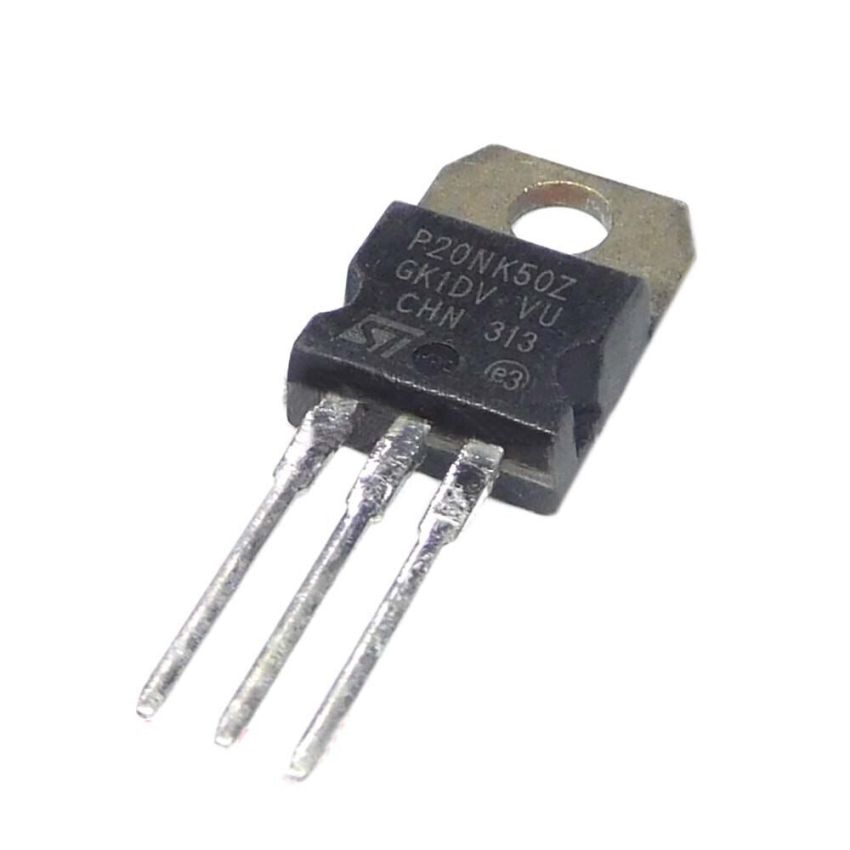 P20NK50Z, N-Channel MOSFET, TO-220, 500V, 20A