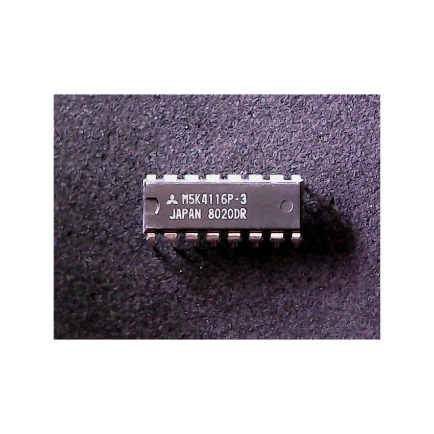 M5K4116P-3, 16Kbit (16,384 x 1) DRAM, DIP-16
