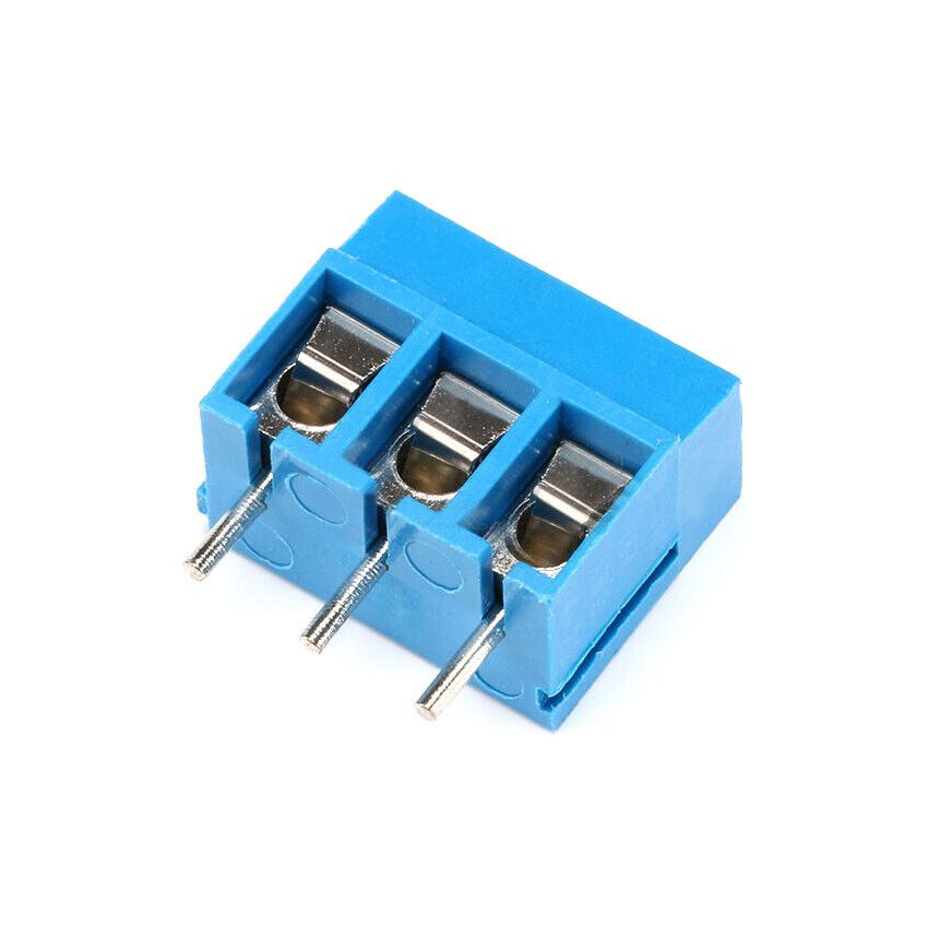 KF300-3P Connector, 3-Pin Screw Terminal Block, 5.08mm Pitch, Blue,M