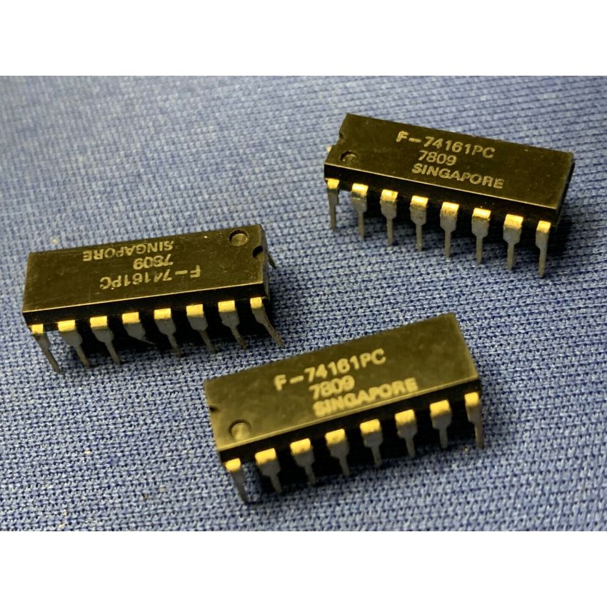 74161PC ,Binary Counter IC, Synchronous, 4-Bit, TTL