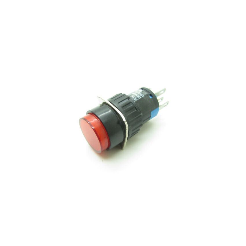 AL6Y-A1,Round Push Button Switch,24V,RED,ON-OFF