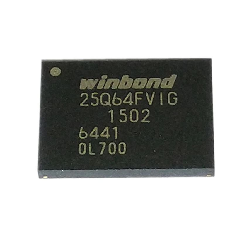 W25Q64FVIG, 64M-bit Serial Flash Memory, SPI,Dual,Quad SPI, SOIC-8