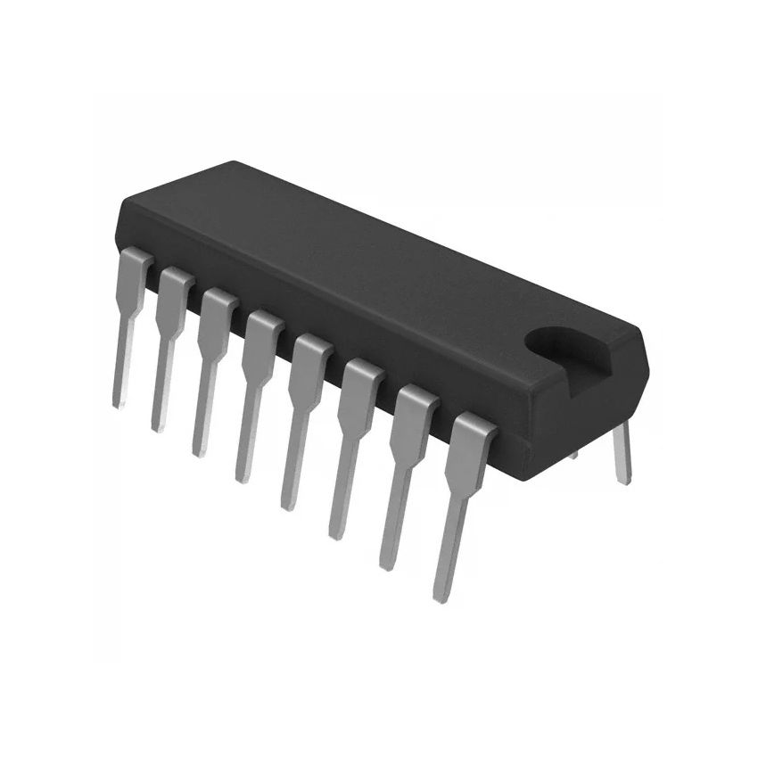 V40098D, Integrated Circuit, DIP-16 Dual In-Line Package IC