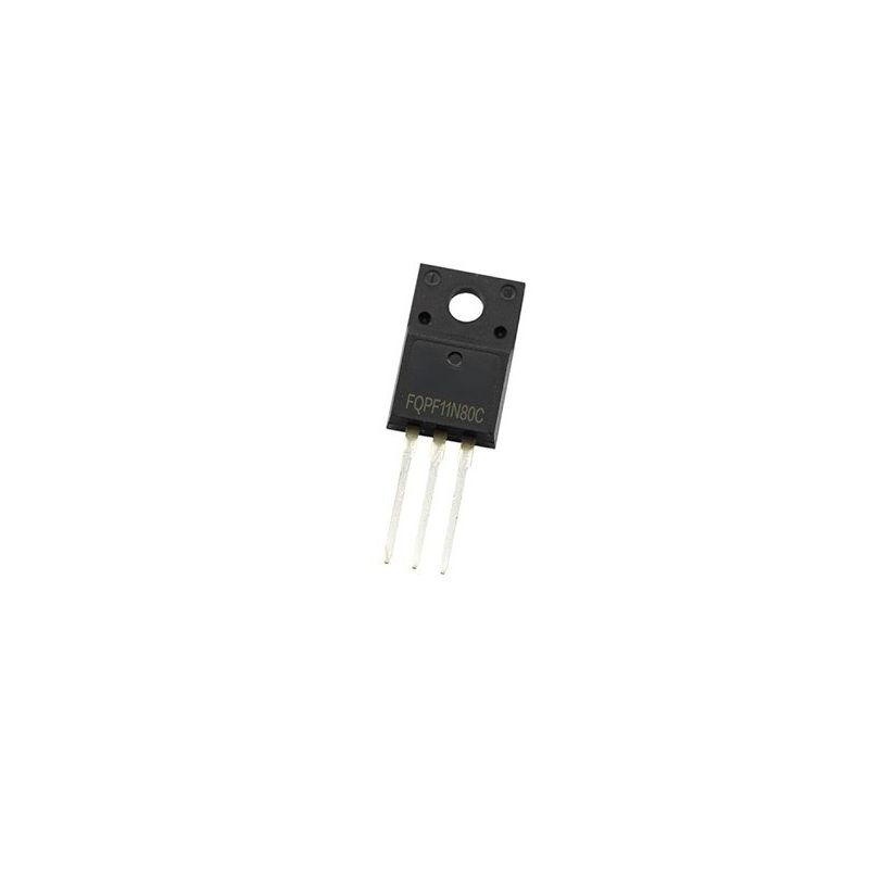 FQPF11N80C, N-Channel Power MOSFET, TO-220F-3