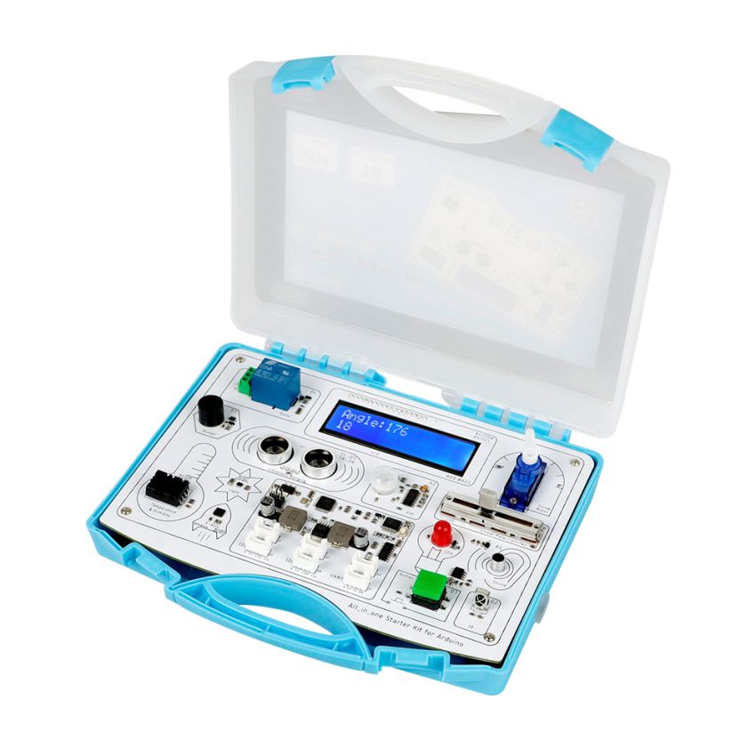 All-in-One Starter Common Board Kit for Arduino – Integrated Development Board with 15 Sensors and 21 Comprehensive Lessons