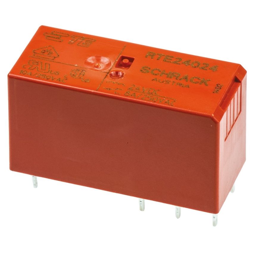 RTE24024, General-Purpose Relay, Through-Hole Mount
