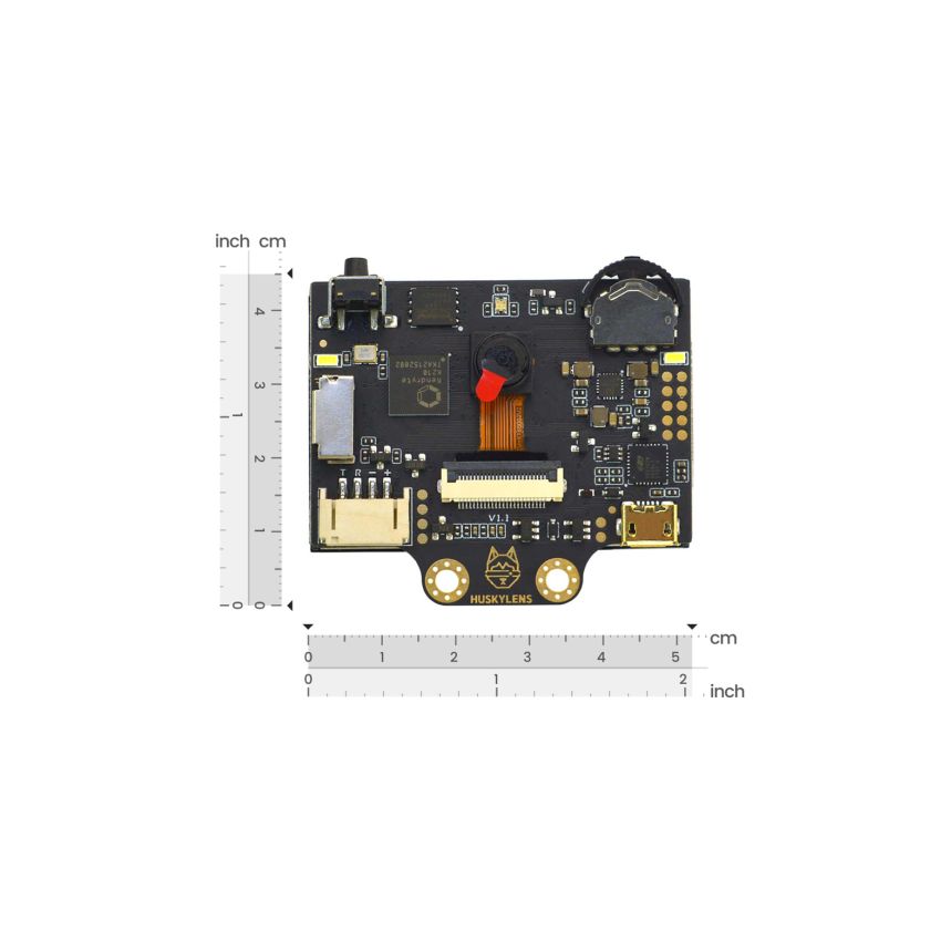 SEN0305 ,Gravity: HUSKYLENS - AI Machine Vision Sensor with Silicone Case