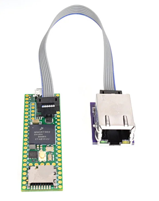 Teensy 4.1 USB Development Board with Ethernet Connector – Without Pre-Soldered Pins