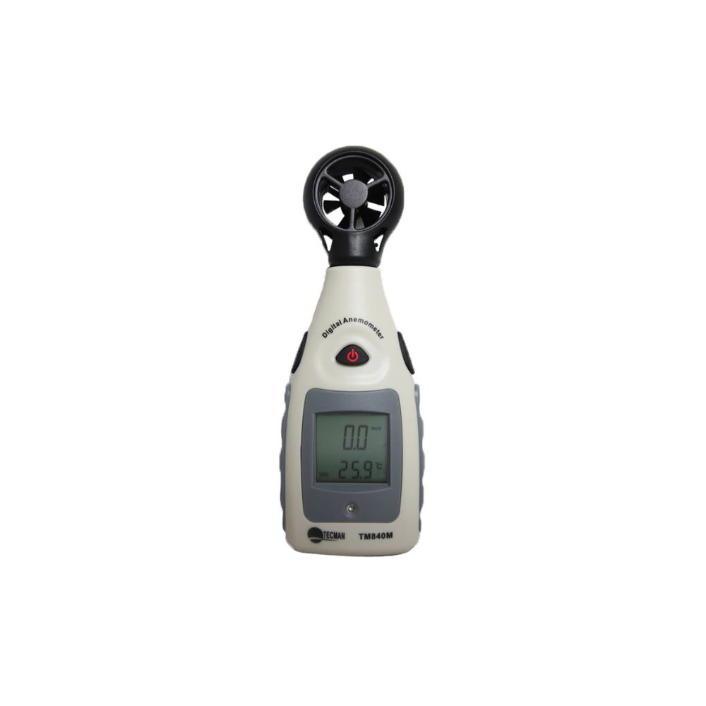 TM840M, Digital Anemometer, Wind Speed & Temperature Measurement, LCD Display
