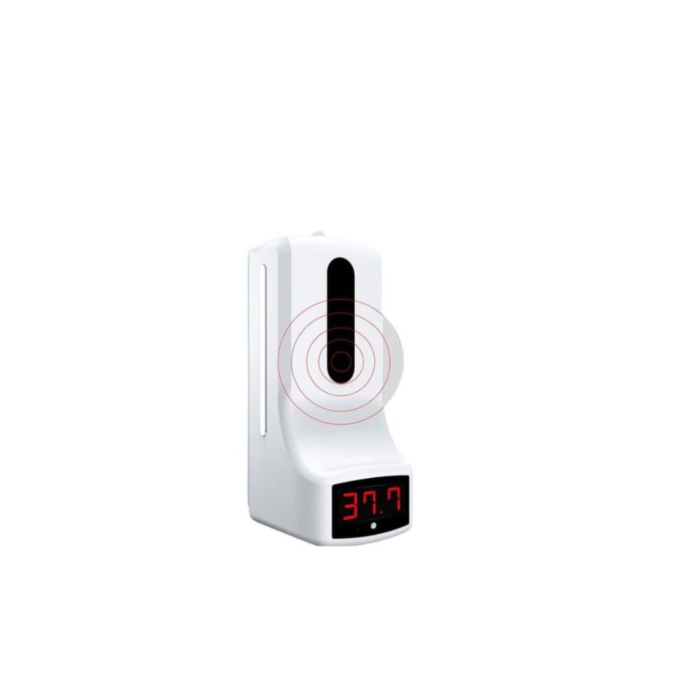 K9, Automatic Hand Wash Dispenser with Infrared Temperature Measurement - Touchless Hand Sanitizer Dispenser with LED Display, ±0.2℃, 0°C