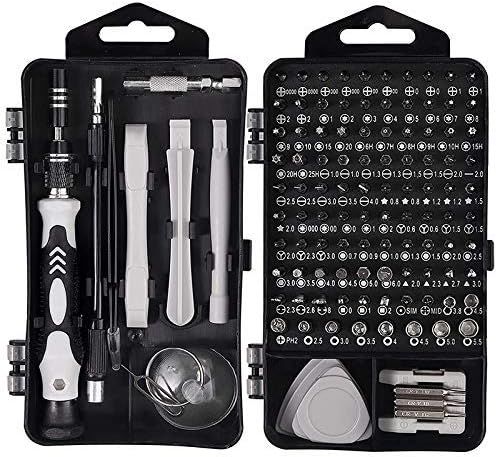 22IN1-B Computer Repair Kit , 122 in 1 Magnetic Laptop Screwdriver Kit with Case for iPhone/PC/PS4