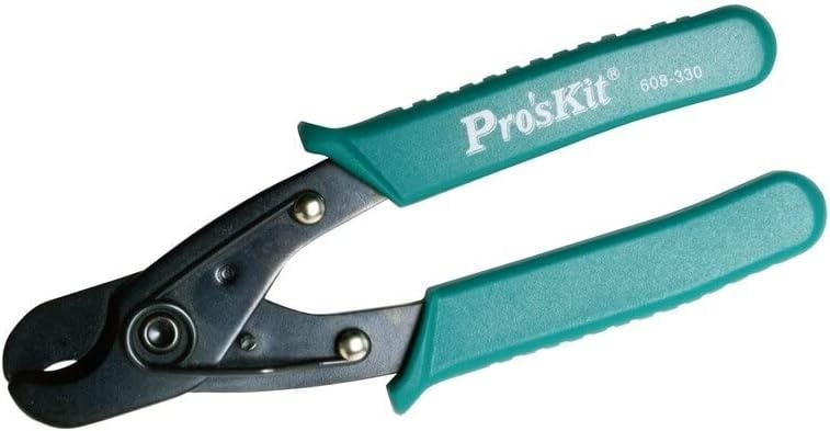 608-330 – Round Cable Cutter (165mm), S45C Carbon Steel, Safety Lock