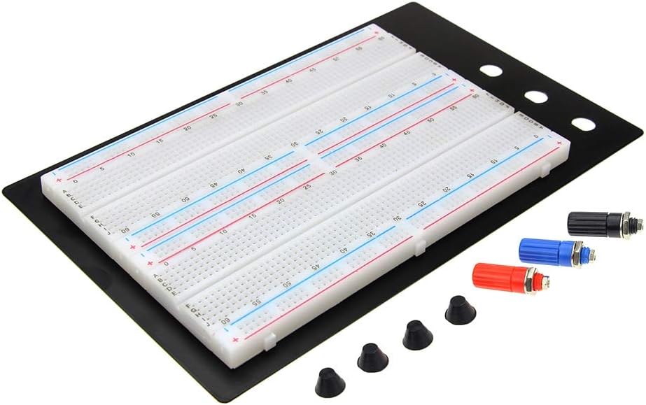 1660 Tie Point Solderless Breadboard - With Power Terminals and Mounting Plate