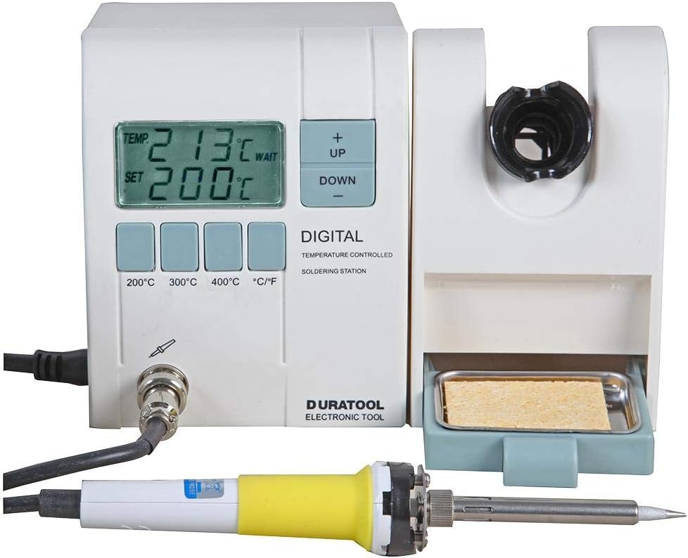 D00675, Temperature Controlled Soldering Station, 48W, 230V, UK Plug