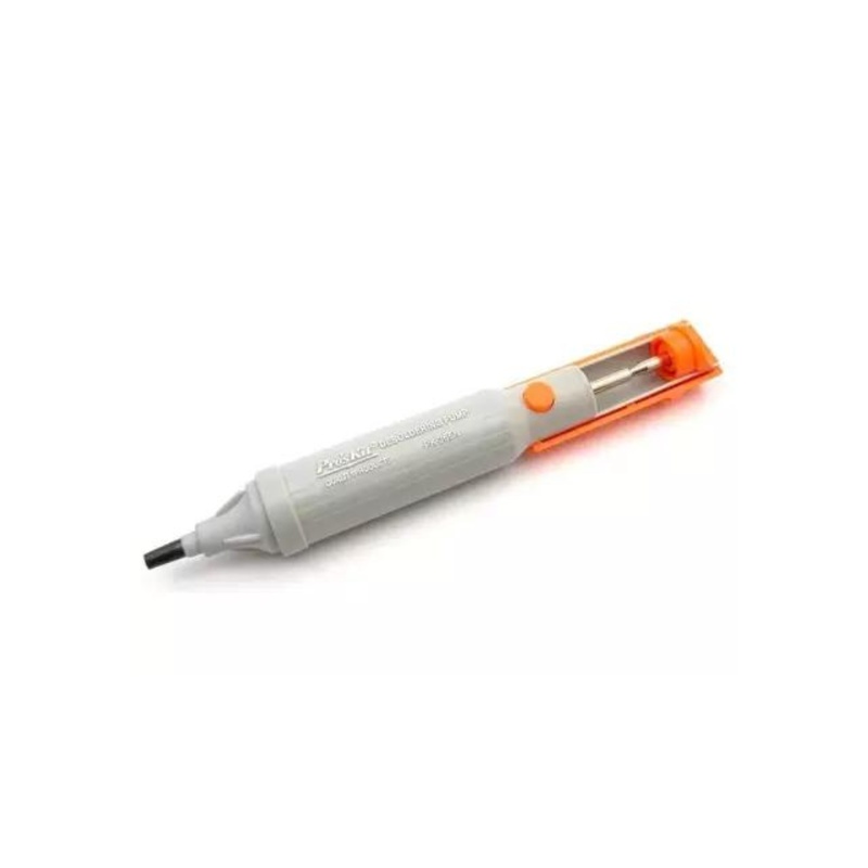8PK-366N-O, Pro'sKit Desoldering Pump, Anti-Static Body with Orange Cap