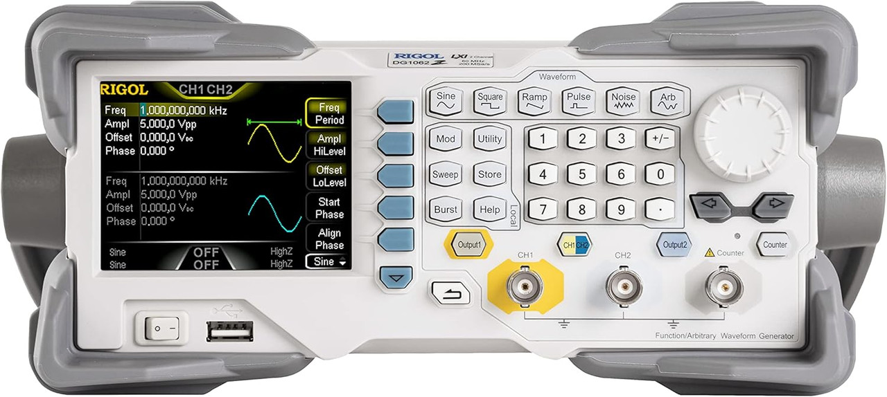 Rigol DG1062Z Function / Arbitrary Waveform Generator – 60 MHz, Dual Channel