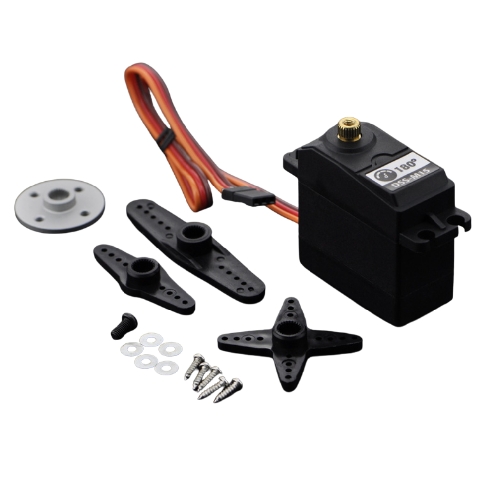 DSS-M15 SER0019 DF METAL GEARED 15KG  180DEG STANDARD SERVO