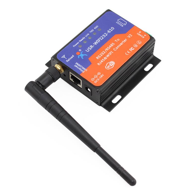 USR-WIFI232-610 RS232/RS485 TO RJ45 & WIFI CONVERTER V2
