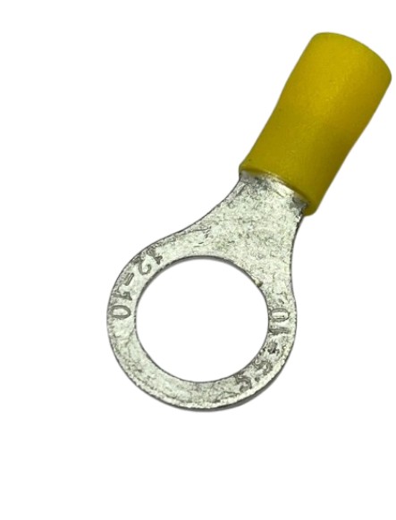 Ring Terminal Insulated Crimp Terminal, 12-10AWG,RV5.5-10,Yellow