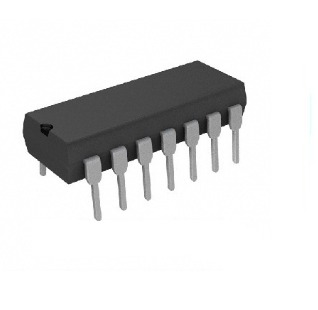 HD74HC125P - Quad. Bus Buffer Gates (with 3-state outputs)