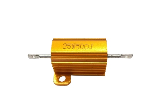 50 Ohm, 25W Aluminum Wirewound Resistor