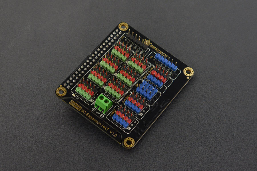 IO Expansion HAT for Raspberry Pi 4B/3B+ DFR0566 1