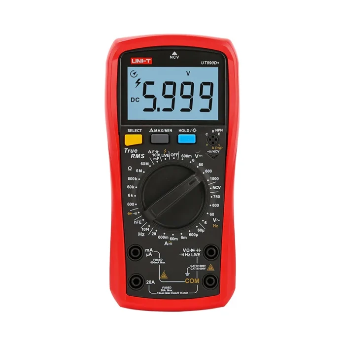 UT890D+ Series True RMS Digital Multimeters TMMI0036 jpg