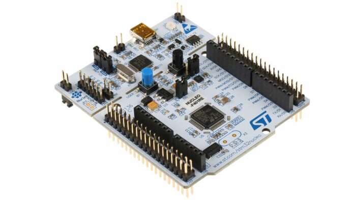 STM32F401RET6 - ARM Cortex-M4 32b MCU+FPU, 105 DMIPS,
512KB Flash/96KB RAM, 11 TIMs, 1 ADC, 11 comm. interfaces