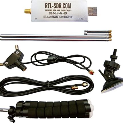 500KHz~1766MHz RTL-SDR SDR Receiver RTL V3 R820T2+RTL2832 U1PPM TCXO+BIAS T