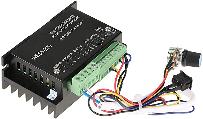 DC Motor Driver WS55-220 DC 48V 500W CNC Brushless Spindle BLDC Motor Driver Controller tool electric Brushless DC Motor Driver