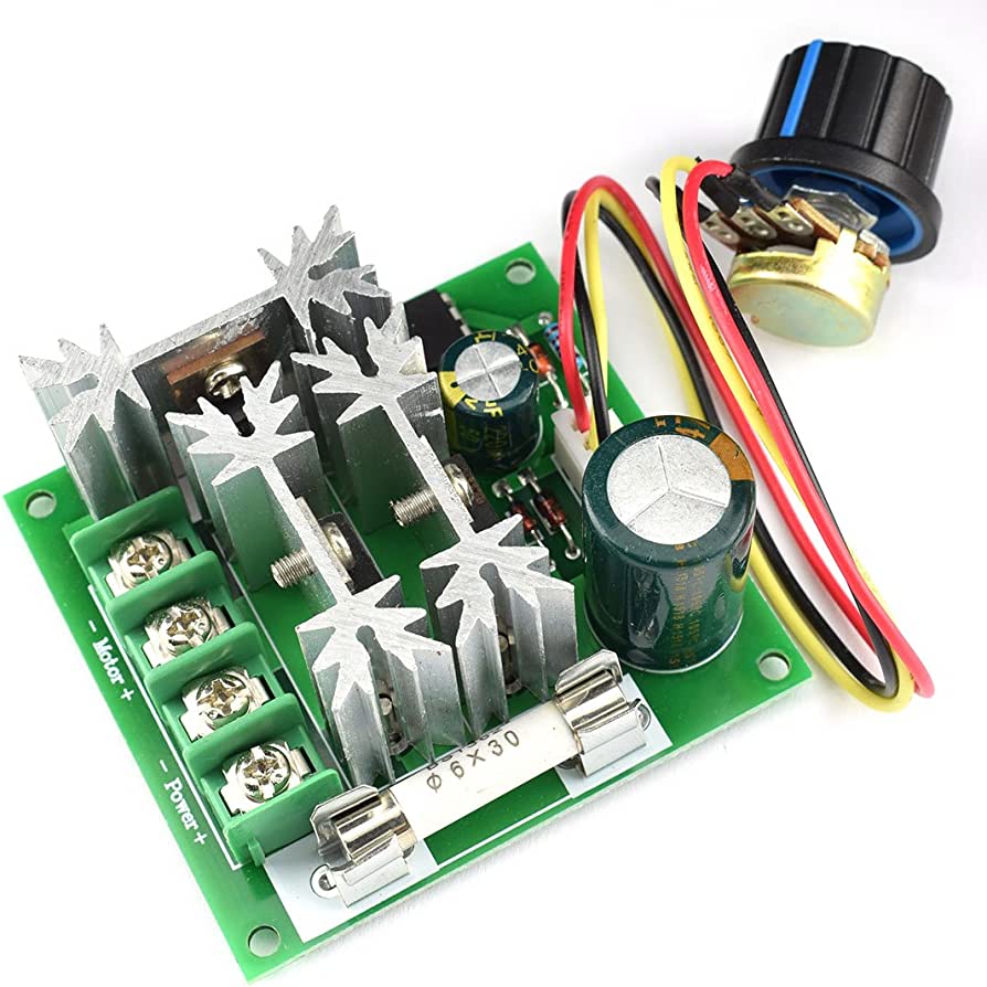 PWM Motor Speed ​​Controller Switch DC 6-90V 15a Pulse Width Reverse Polarity High Current Protection Board