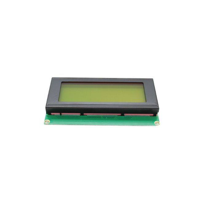 Besomi Electronics RGB LCD Display - 4x20 Characters - HD44780 Equivalent LCD Controller - Green Characters on Lime Green Background with Backlight - Ideal for Arduino and Raspberry Pi Projects
