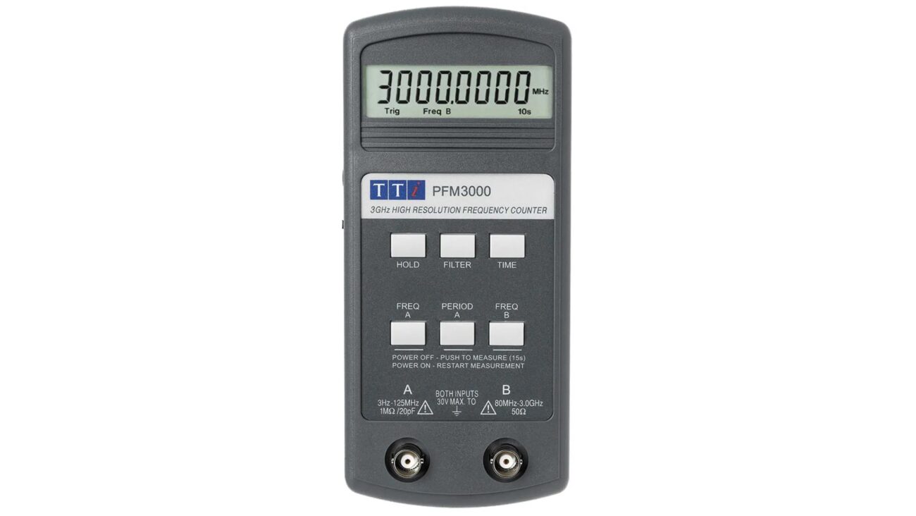 TF930 Frequency Counter 0.001Hz to 3GHz 10 Digits 15 mVrms TF900 Series TMDF0005