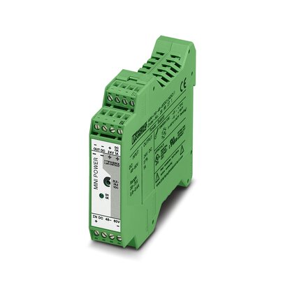 P/N : 2866271 MINI-PS-48-60DC/24DC/1 PHOENIX CONTACT MINI-PS-48-60DC/24DC/1 Isolated DIN Rail Mount DC/DC Converter, ITE, 2:1, 24 W, 1 Output, 24 V, 1 A