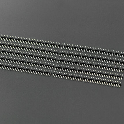 0.1â€³ (2.54 mm) Arduino Male Pin Headers (Straight Black 10PCS) SKU: FIT0084