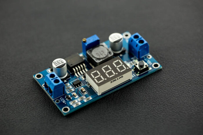 DFR0379 20W Adjustable DC-DC Buck Converter with Digital Display