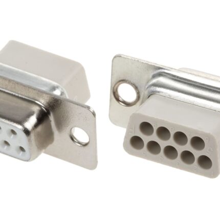DBC09SS-NW MH Connectors MHD Series 2.77mm Pitch Straight Crimp D-Sub Connector Housing Socket 9 pin