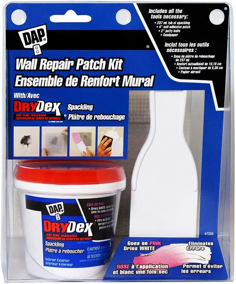 DAP 12345 3" Wall Repair Patch Kit with DryDex Spackling