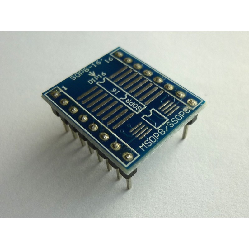 Solderless Breadboard - 1660 Tie-Point, Large Size (16.5 x 11.1 x 0.85 cm) for Prototyping and Circuit Design adapter sop8 sop16 msop8 ssop8 to dip16 for programmer