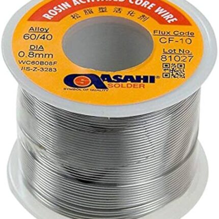 Rosin activated core wire Alloy 60/40, Flux 2.2%, 200 grams,1mm, Hiflo