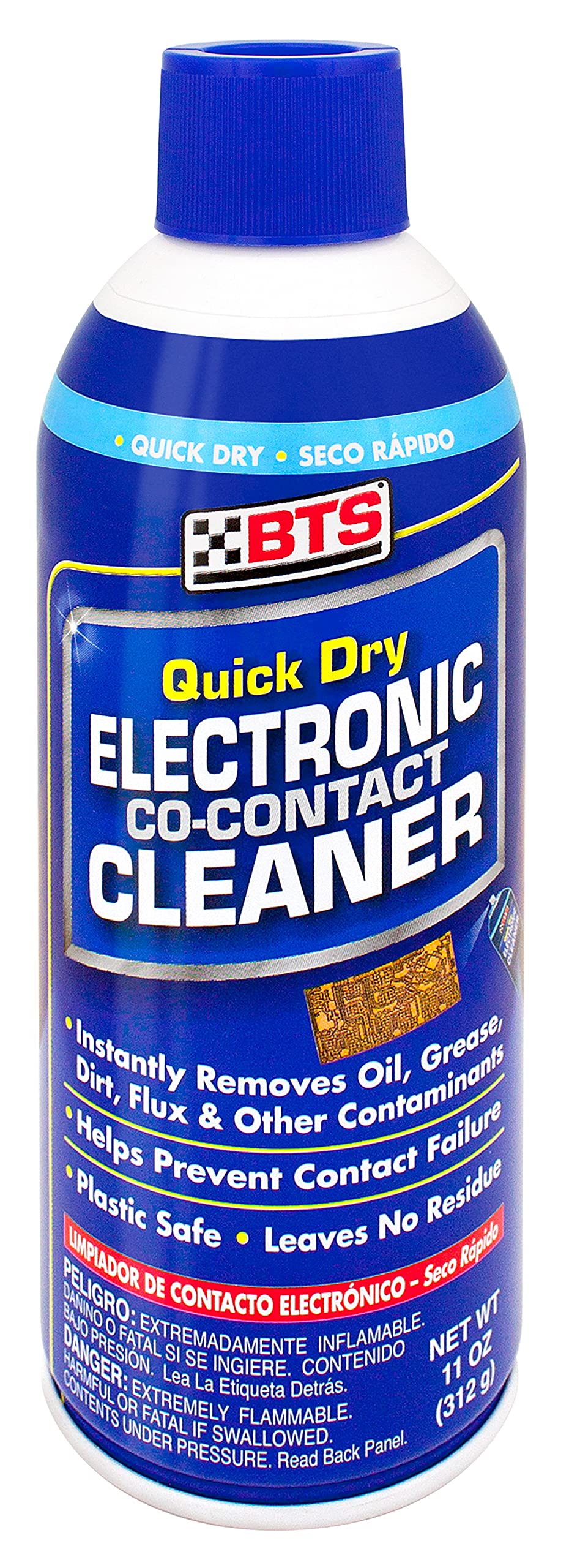 Specifications:
  Instantly Removes Oil, Grease, Dirt, & Flux No Rinsing Dries Fast Leaves No Residue For Contacts, Electrical Connections & Controls Contains No Chlorinated Solvents Formulated to Replace CFC-based Product Where Lower Flashpoint Solvent Can Be Used 458ML