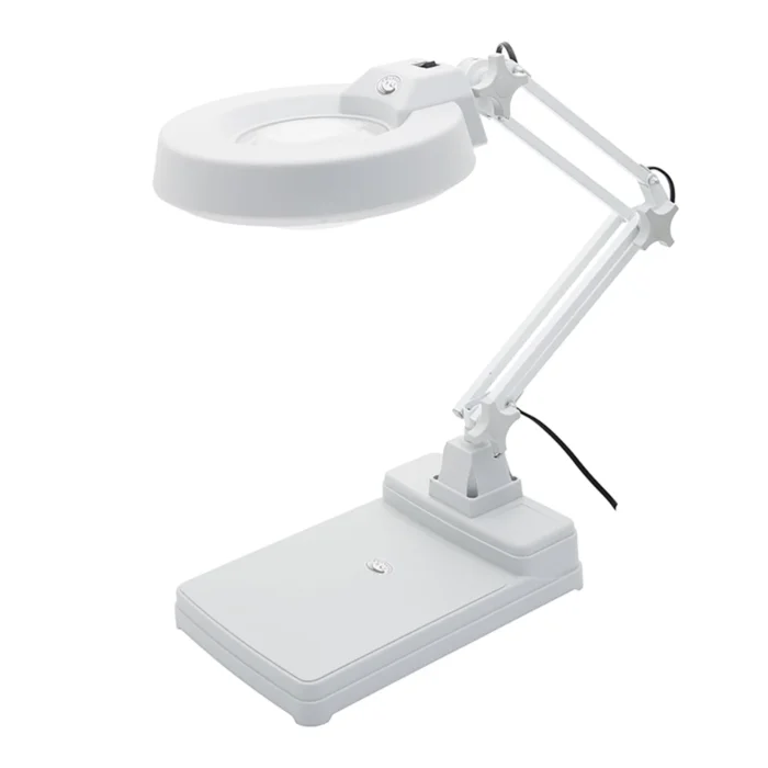 LT-86C White glass Adjustable Desktop Magnifying Glass Lamp Long Arm Light On/Off With LED Light Plastic Magnifying Glass LT 86C Adjustable Desktop Magnifying Glass Lamp Long Arm Light on Off with LED Light Plastic.jpg