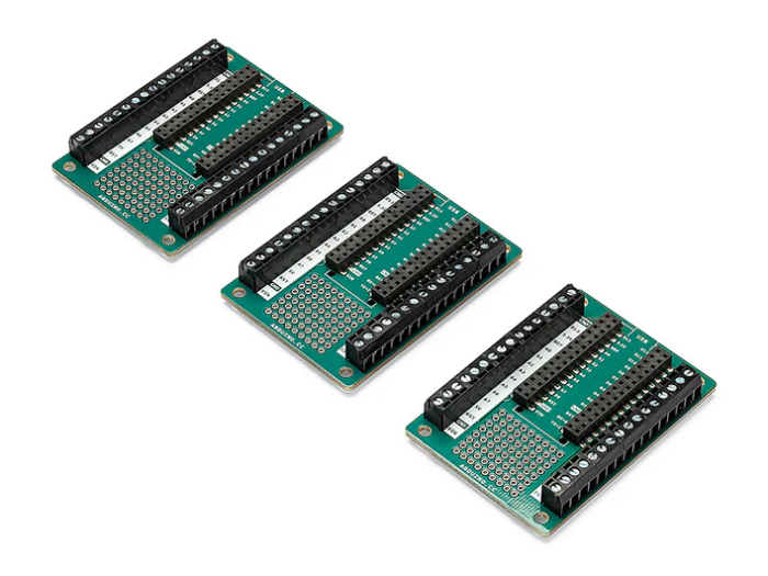 Nano Screw terminal adapter - 3 Boards Pack nano screw terminal 01.front e8ef5e9a b95f 473b 9a1f