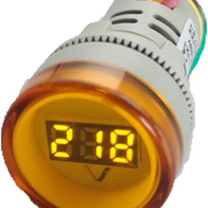 22MM AC 60V-450V LED DIGITAL VOLTMETER INDICATOR LAMP VOLTAGE GAUGE MONITOR